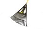 Rakes Fan Black With Wooden Handle 19 Teeth