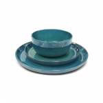 12 Piece Dinner Set Dark Blue