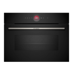 Bosch Series 8 Built-in Compact Microwave Oven 60 X 45 Cm Black CMG7241B1