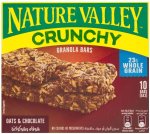 Crunchy Oat & Chocolate Granola Bars Box