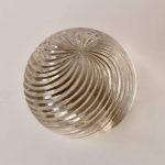 Swirl Glass Paper Weight 9X9CM