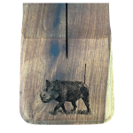 Stainless-steel Biltong Cutter With Wooden Block - Warthog