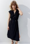 Belted Dress - Black