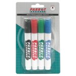 Parrot White Board Marker 4 Pack