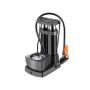 Bicycle Foot Pump High-pressure Inflator With Pressure Gauge - Black