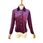 Velvet Longsleeve Shirt - S m