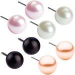 Blomdahl Titanium Earrings Swarovski Crystal Pearls