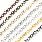 2 Meters Metal Link Chain Hollow O Shape Chain For Jewelry Making Necklace Bracelet Materials Handmade Chain Diy Findings