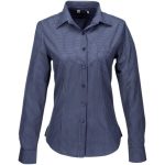 Ladies Long Sleeve Huntington Shirt Navy
