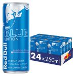 Bull Energy Drink Blue Edition Juneberry 250 Ml 6 X 4 Pack