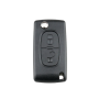 2 Button VA2 Blade Flip Entry Remote Keycase Shell Compatible With Citroen Picasso C2 C5