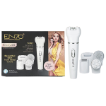 Enzo EN-0104 5-IN-1 Electric Facial Cleansing Brush Sonic Vibration Exfoliator Hair Removal Device Facial Massager