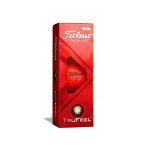 2024 Trufeel Matte Red Pack Of 3 Golfballs