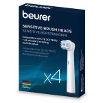 Beurer Sensitive Toothbrush Heads Compatible With All Standard Rotating Toothbrushes Including Tb And Oral B Box Of 4