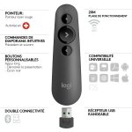 Logitech 910-005843 Wireless Presenter R500 Red Laser Pointer