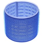 Cling Hook & Loop Hair Perm Curlers 80MM Blue 6 PACK