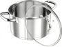 P&p Chef 6 Qt Stockpot With Lid Stainless Steel Cooking Stock Pot