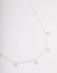 Silver Daisy Garden Necklace