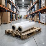 Jumbo Roll Hand Stretch Film Soft Pallet Wrap - 4900G