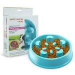 Happy Hunting Slow Feeder Pet Bowl - Assorted Colours - Blue