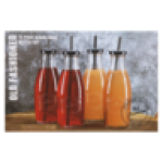 Old Fashioned Glass Bottle Set 12 Piece