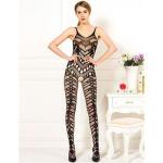 Fishnet Body Stockings Lingerie - Black - XL