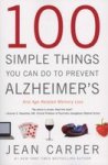 100 Simple Things You Can Do To Prevent