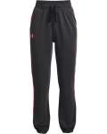 Girls' Ua Rival Terry Taped Pants - BLACK-001 Yxs