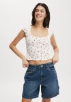 Cotton On Relaxed Denim Short - Lunar Blue carpenter