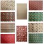 Craft Festive Christmas Gift Wrap Set Of 10 Squares Wrapping Paper -50X70CM