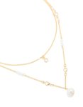 Goldair Gold Plated Cubic Zirconia & Chain Layered Necklace