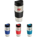 Ridge Stainless Steel & Plastic Double-wall Tumbler 450ML