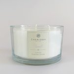 Charisma Glass Luxury Scented 3 Wick Vanilla Candle 500G
