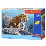 180 Pce Castorland Tiger On The Rocks