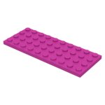 Parts Plate 4 X 10 3030 - Dark Pink