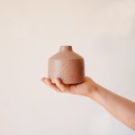 Suzi Vase - Cocoa Speckle - 12CM Height
