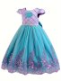 Toddler Girls Mermaid Princess Tutu Dress Party Birthday Gift