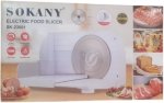 Sokany Food SLICER-12452100 Electric Plastic Stainless Steel Slicer