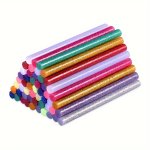 10 20 50PCS Colorful MINI Hot Glue Sticks SET-7MMX100MM-COMPATIBLE With 20W-30W Glue Guns-diy Craft Essentials