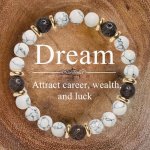Elegant Dream Wealth Luck Bracelet Natural Beaded Fashion Jewelry For Men & Women Ideal For Party & Birthday Gifts