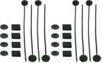 Derale 13001 Insta-mount Rods pads-plastic Nylon Cooler Mounting Kit Pack Of 2