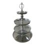Cake Stand 4 Tier Round Aluminium - 95CM