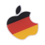 Apple German 3D Gel Dome Sticker - Autostyle Motorsport South Africa