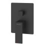 Quaddro Black Shower Diverter Mixer