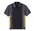 Men’s The Bagger Polo – Colorblocked – Harley Black