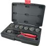 Ratchet Crimping Tool Cwinterchangeable Jaws 8PC