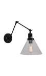 Funnello Metal And Glass Wall Light