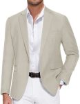Coofandy Mens Casual Sports Coat Slim Fit Lightweight Fashion Blazer Jacket Single Breasted Suit Coats