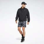 Reebok Men's Running Woven Wind Jacket - Md Black