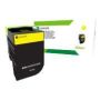 Lexmark 808XYE Extra High Yield Yellow Corporate Laser Toner Cartridge